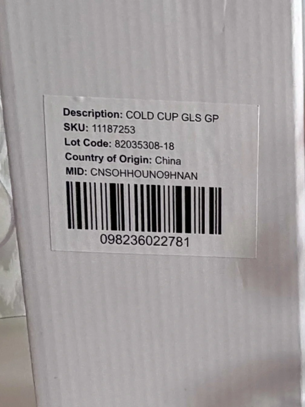 Authentic Starbucks Snoopy glass cup Brand New in Box w/receipt from Starbucks
